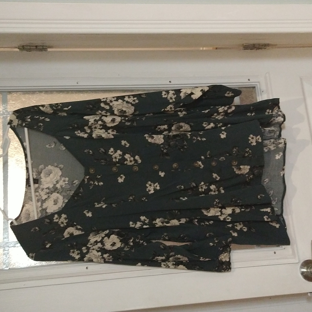Dark Green Torrid Blouse